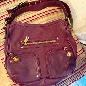 Vintage Marc Jacobs Bordeaux Christy Hobo Shoulder Bag